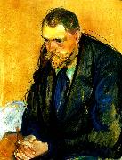 portratt av helge backstrom Edvard Munch